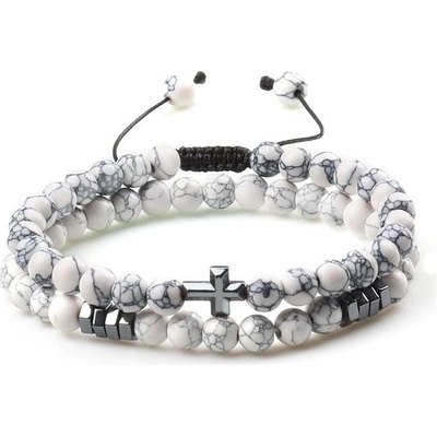 Predator Q1 pánský náramek křížek BZB503-2