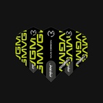 Winmau Пера MVG Delta standart Black/green Winmau