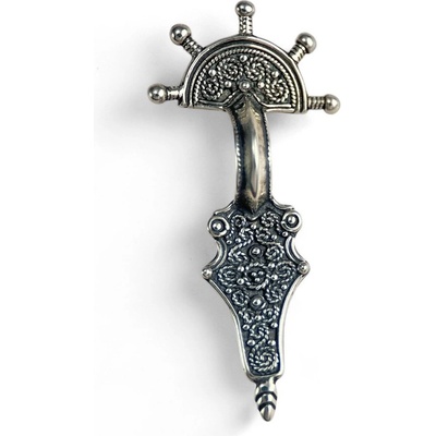 Drakkaria FIBULA slovanský stříbrný přívěsek Srbsko P4227