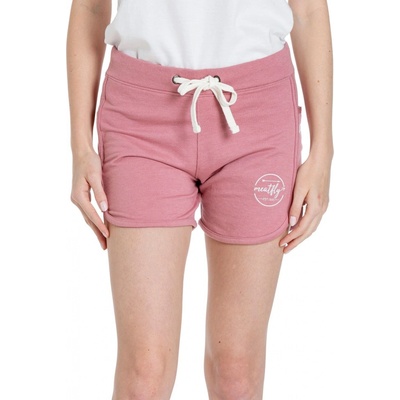 Meatfly dámské teplákové kraťasy Nea Dusty Rose Růžová