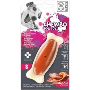 M-PETS Chewbo Bone Clean Dental Bacon Scented - Дентална играчка, кокал изпъкнал, бекон, размер S 10x3x2 cm, Белгия - 10632610