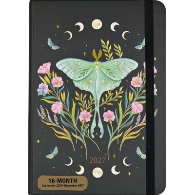 Peter Pauper Press 2027 Luna Moth Weekly Planner (16 Months, Sept 2026 to Dec 2027)