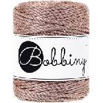 Bobbiny 3PLY Macramé Rope 3 mm 50 m Metallic Rose Gold юта (TS-E056)