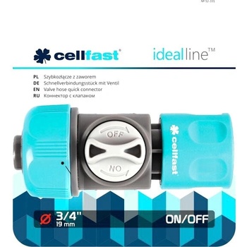 Rýchlospojka 3/4" s ventilom Cellfast Ideal
