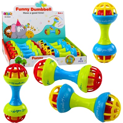 LEAN Toys Chrastítko Činka Barevná