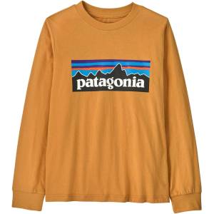 Patagonia Детски пуловер Patagonia Kid's L/S P-6 Logo T-Shirt Jumper - Dried Mango (704-4322-0812)