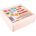 EmonaMall Детски дървен пъзел "Кой къде живее" EmonaMall - Код W4563 (W4563-9994-9994)