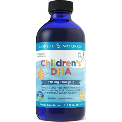 Nordic Naturals Children's DHA jahoda 530 mg 237 ml
