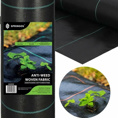 Springos agrotextilie 0,8 x 100 m extra pevná AG0038 černá