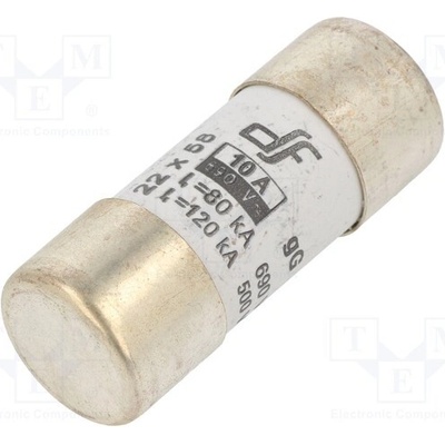 DF ELECTRIC 422110 Pojistka: tavná; gG; 10A; 690VAC; 440VDC; 22x58mm