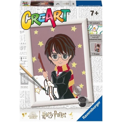 Zuty malování podle čísel Ravensburger Kreativní a výtvarné hračky CreArt Harry Potter