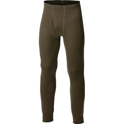 Woolpower Мъжко мериносово термобельо Woolpower Long Johns With Fly 400 Merino base layer - Pine Green - размер XL (015-0281-0414)