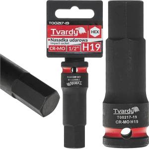 Tvardy Ударна вложка hex 1/2" h19 cr-mo 82143 (t00217-19)