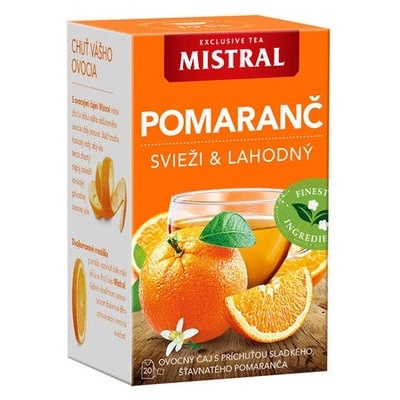 MISTRAL čaj pomeranč 20 sáčků