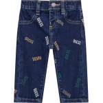 Guess Детски дънки Guess - С цветни надписи, сини, 24 м (20254-I5BA01-D4CA0-SLTO-24M) - ozone