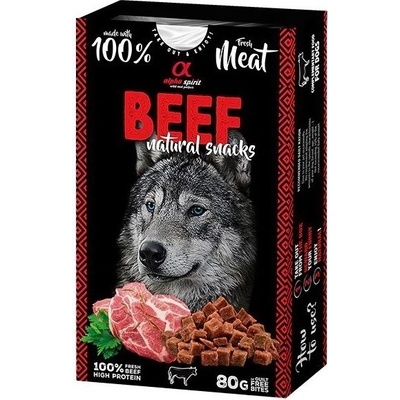 Alpha Spirit Dog Naturals hovädzie 80 g