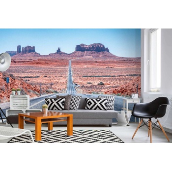 DIMEX ART s. r. o Самозалепваща се флизелинова фототапета път аризона 375 x 250 см