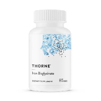 Желязодефицитна анемия - Желязо (бисглицинат), 25 mg х 60 капсули Thorne (003458 (M226) TR)