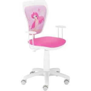 Nowy Styl Group Детски стол Мебели Богдан модел Mini Fairy white, с  одлакътници