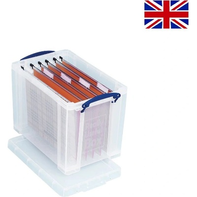 Really Useful box transparentní 24l s víkem