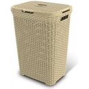 Koše na bielizeň CURVER RATTAN STYLE 40L krémový
