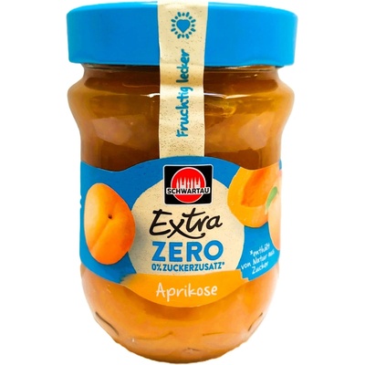SCHWARTAU Extra ZERO Aprikose ovocný džem s meruňkami, bez přidaného cukru 280g