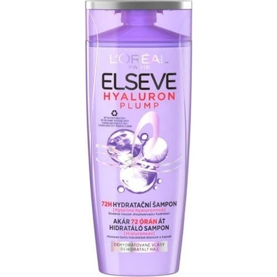 L’Oréal Paris Elseve Hyaluron Plump hydratačný šampón s kyselinou hyalurónovou Refill 500 ml