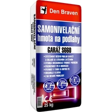 DEN BRAVEN - Samonivelačná hmota na podlahy GARÁŽ S660 šedá 25 kg