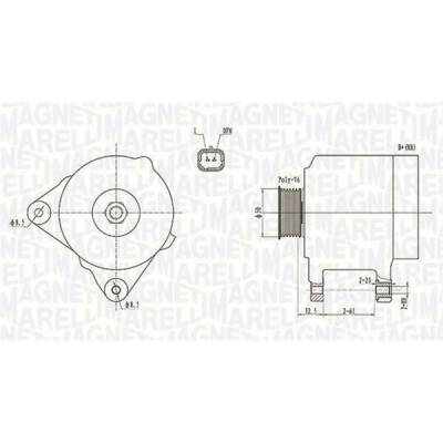 generátor MAGNETI MARELLI 063731824010