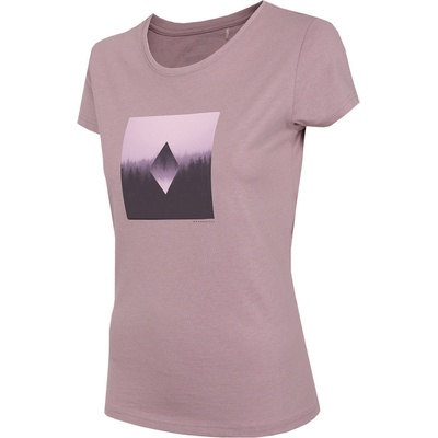 4F H4L22 TSD061 Dámske tričko LIGHT VIOLET