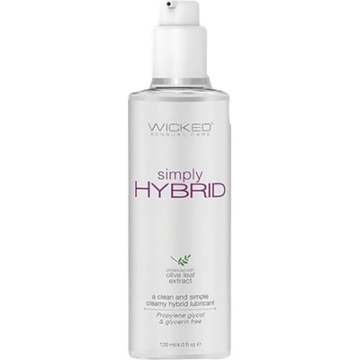 Wicked Sensual Care Simply Hybrid - хибриден лубрикант (120мл)