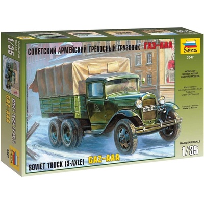 Zvezda Model Kit military 3547 GAZ-AAA Soviet Truck 3-axle 32-3547 1:35
