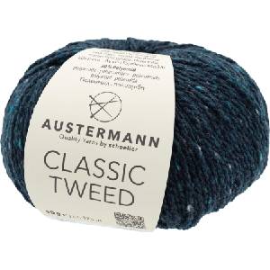 Austermann Classic Tweed 90365-7 Indigo Плетива прежда (90365-7)