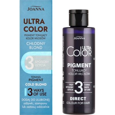 Joanna Ultra Color tónovací barva na vlasy Cold Blond 100 g