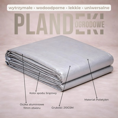 Springos Ochranná plachta 3x5m 210g/m2 GA2146