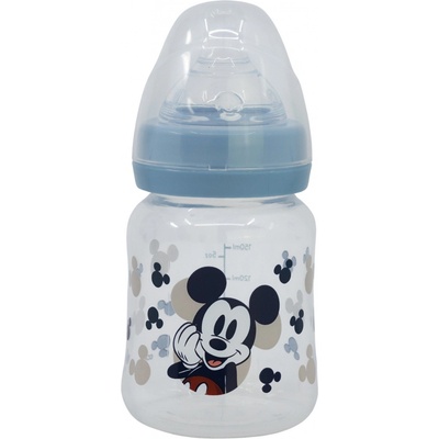 Stor láhev s nastavitelným průtokem Mickey 150 ml