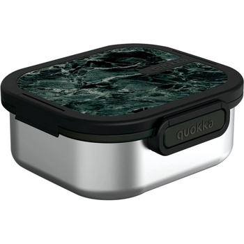 Quokka Nerezový Lunch box Kai Black Marble