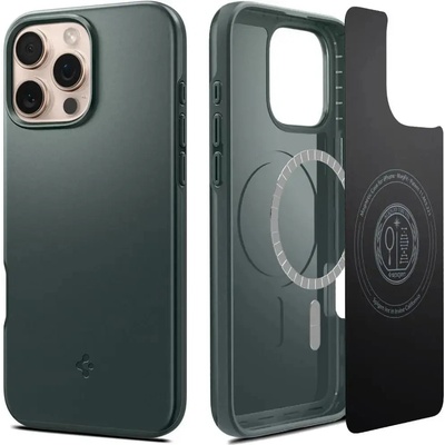 Spigen Калъф Spigen Thin Fit MagSafe за iPhone 16 Pro Max - зелен (8809971229173)