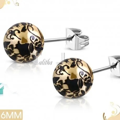 Talitha Обеци „Златисти топчета