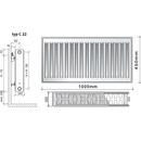 Purmo C22 450 x 1000