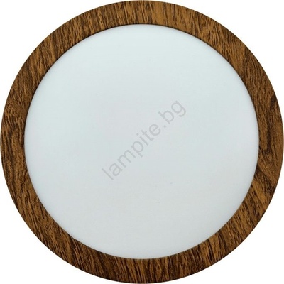 Led Плафониера ring led/12w/230v 4200k Ø 16 см кафяв (bc0613)