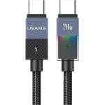 USAMS Кабел USAMS PD 240W USB-C/USB-C 1.2m, тъмносребрист (Usa001713)