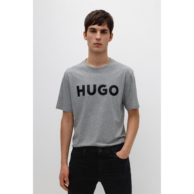 Hugo Тениска Hugo Dulivio T Shirt - Grey/Black 062