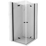 Mexen Mist-F Duo преграда за душ сгъваема 85 x 85 см, прозрачна, черна - 8A6-085L-085P-70-00 (8A6-085L-085P-70-00)