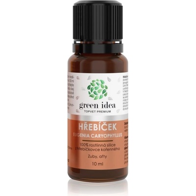 Green Idea Hřebíček 100% klinčeková silica 10 ml