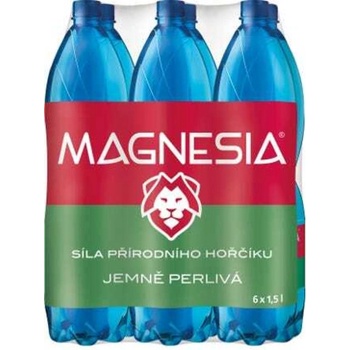 Magnesia Přírodní jemně perlivá multipack 6 x 1,5 l