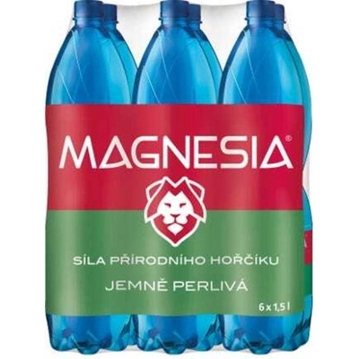 Magnesia Přírodní jemně perlivá multipack 6 x 1,5 l