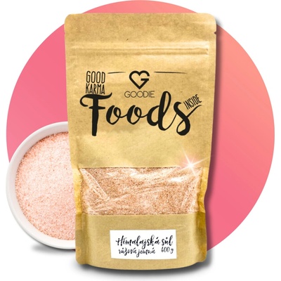 Goodie Himalájská sůl růžová jemná 400 g – Zbozi.Blesk.cz