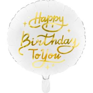 Party Deco Фолиев Балон "Happy Birthday To You", 35см (FB58)
