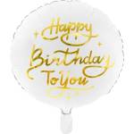 Party Deco Фолиев Балон "Happy Birthday To You", 35см (FB58)